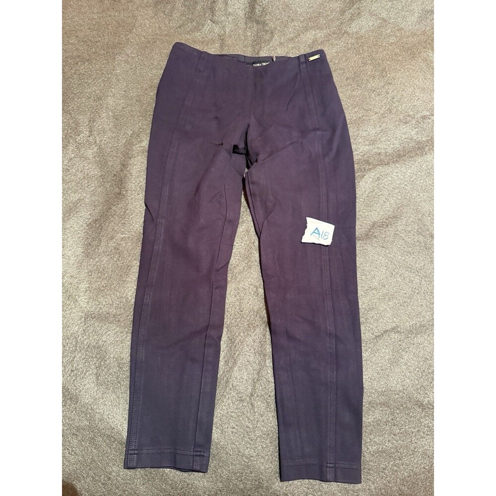 Ivanka Trump Dress Pants 4P Petite Womens Black Bottoms